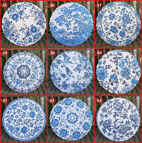 青花瓷吊顶室内室外伞灯