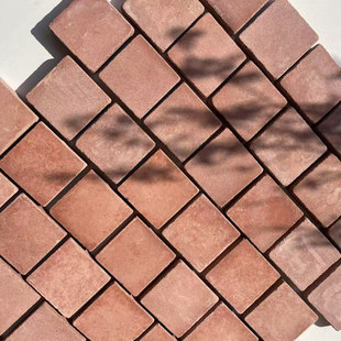 小李文化石复古红色陶土砖红砖块水泥砖网红砖闽南红砖墙面地面砖