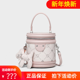 viney水桶包包新款女包可爱斜挎包轻奢小包高级感小众手提圆筒包
