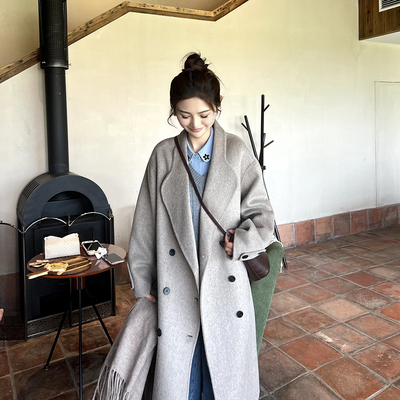 羊毛大衣韩版时尚宽松百搭