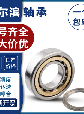 哈尔滨 NUP205EM 哈尔滨轴承短圆柱滚子轴承内径25mm外径52mm
