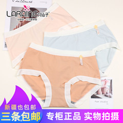 三条包邮花仙子女舒适新疆棉内裤2A353纯色柔软透气纯棉短裤2A355