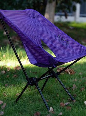 WELLHIKE户外SWS晨露月亮椅850g超轻量露营钓鱼徒步骑行折叠凳子