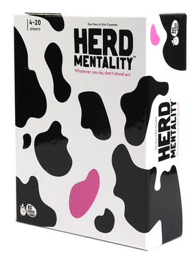 策略游戏Herd Mentality 全英文成人聚会卡牌家庭亲子游戏卡片