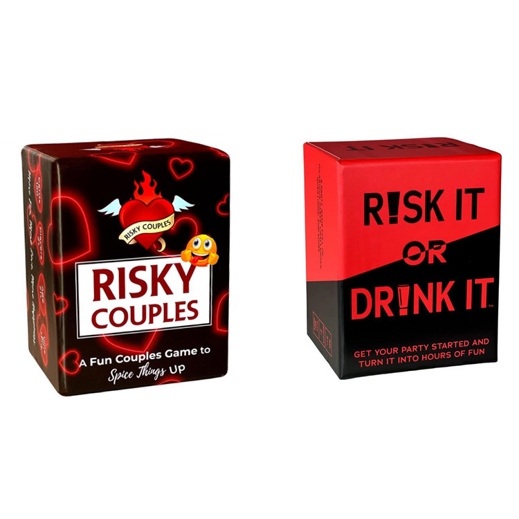 Risk couples or drink it风险情侣游戏卡牌全英文深情对话卡片