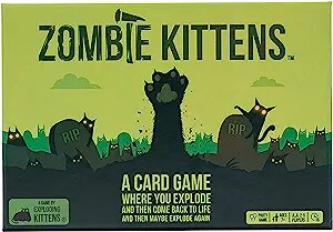 Zombie Kittens Card Game全英文僵尸小猫卡家庭娱乐聚会卡牌游戏