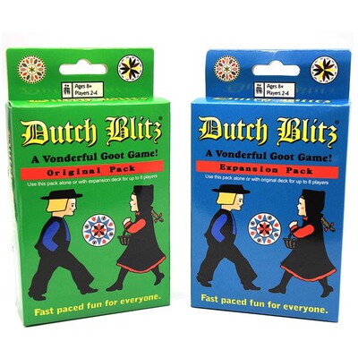 荷兰闪电战Dutch Blitz Card Game Basic Expansion Pack英文桌游