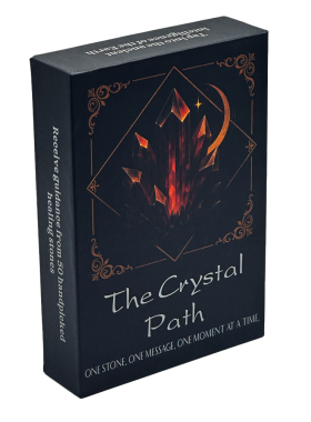 The Crystal Path Oracle水晶之路神谕 天地盖12X8CM英文卡牌游戏