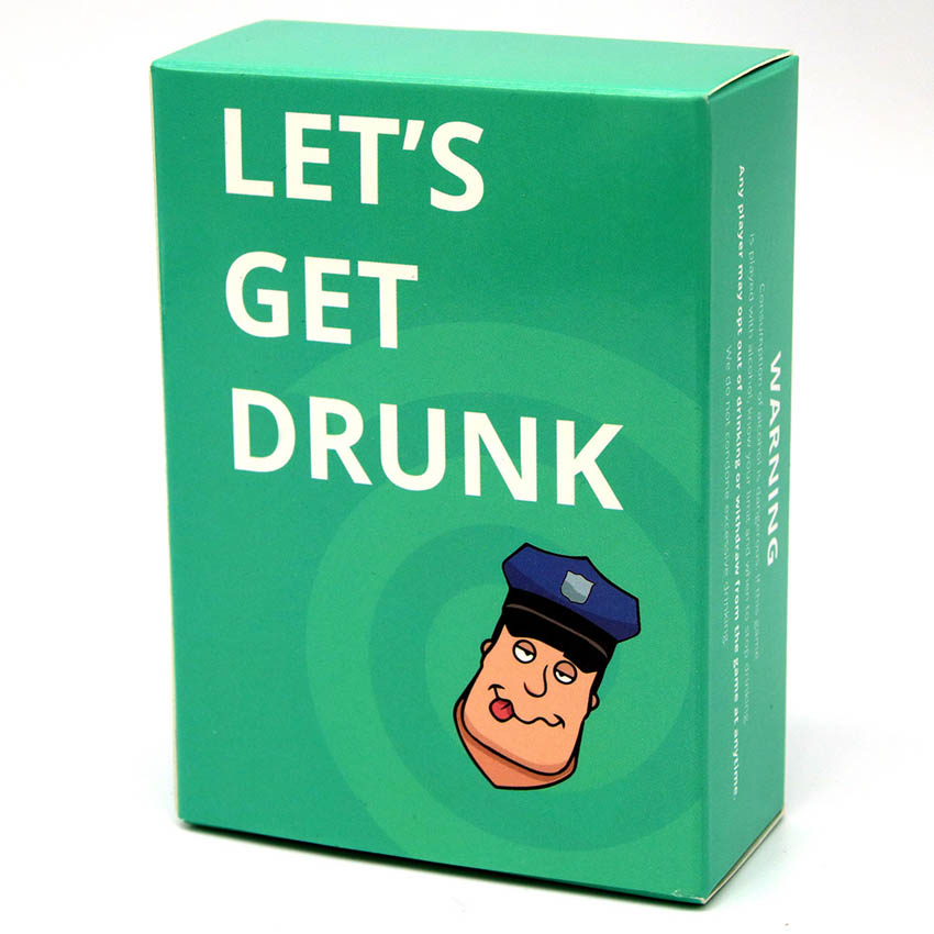 让我们喝醉Lets Get Drunk Card game Adult Drinking 英文桌游