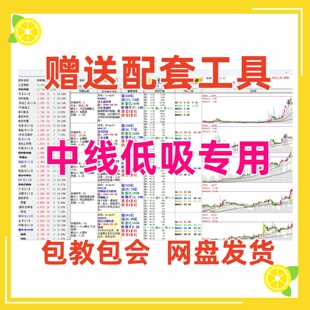 中线低吸神器&题材板块轮动跟庄首阴弱转强指标顺势突破箱体战法