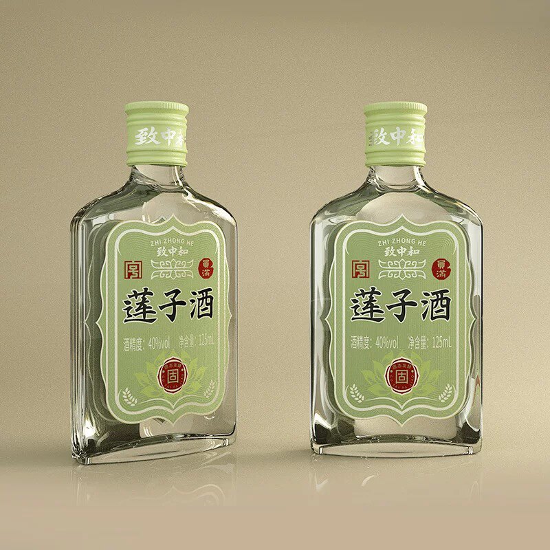 固态发酵莲子酒致中和图片