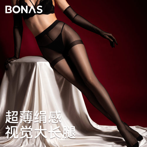 宝娜斯跨境亚马逊分码丝袜15D超薄连裤袜女春夏防勾丝隐形黑丝袜