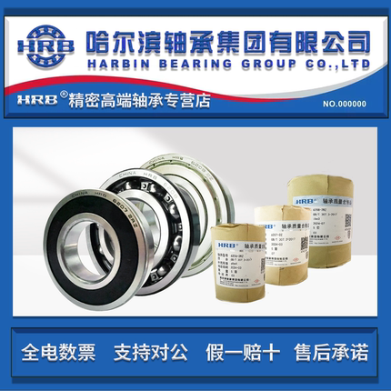 HRB哈尔滨轴承 6206 6207 6208 6209 6210 6211rz zz深沟球双密封