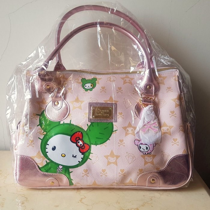 日本SANRIO tokidoki for Hello Kitty BOSTON BAG(SANDY PINK)