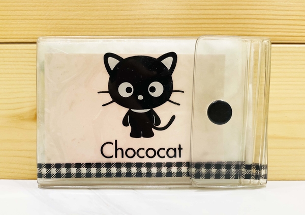 Chococat 巧克力猫~日本PVC三丽鸥 巧克力猫名片本 卡片本-黑