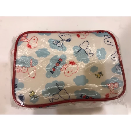 日本制Snoopy史努比收纳包透明化妆包