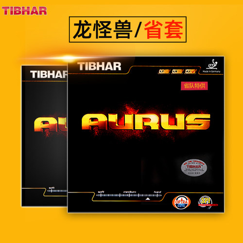TIBHAR德国挺拔乒乓球拍胶皮省套涩性乒乓球拍胶皮龙怪兽蛋糕海绵