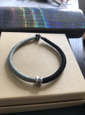 补金补水手链 925银六字真言