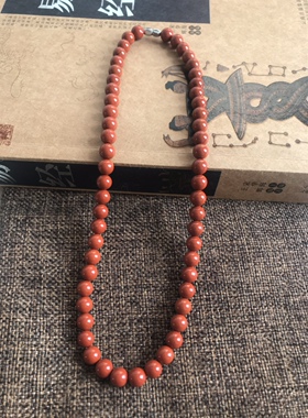红竹石项链  天然石 2026年 本命年项链