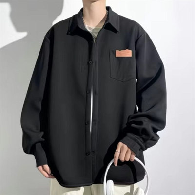 春秋季新款潮流青年帅气衬衫
