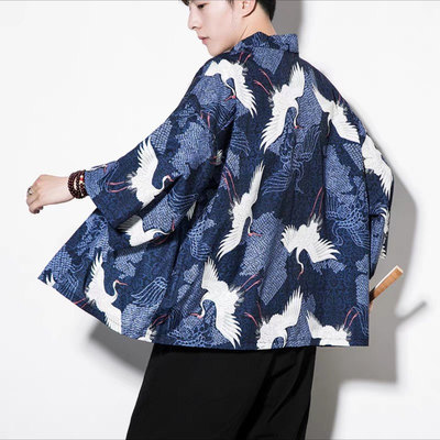 夏季棉麻半袖汉服复古开衫风衣