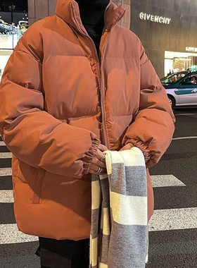 25B10B2立领棉衣冬季学生保暖棉服外套冬天棉袄子男女同款面包服