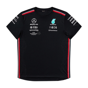2023新款队服f1赛车服奔驰车队amg衣服梅奔t恤短袖男士Polo衫定制
