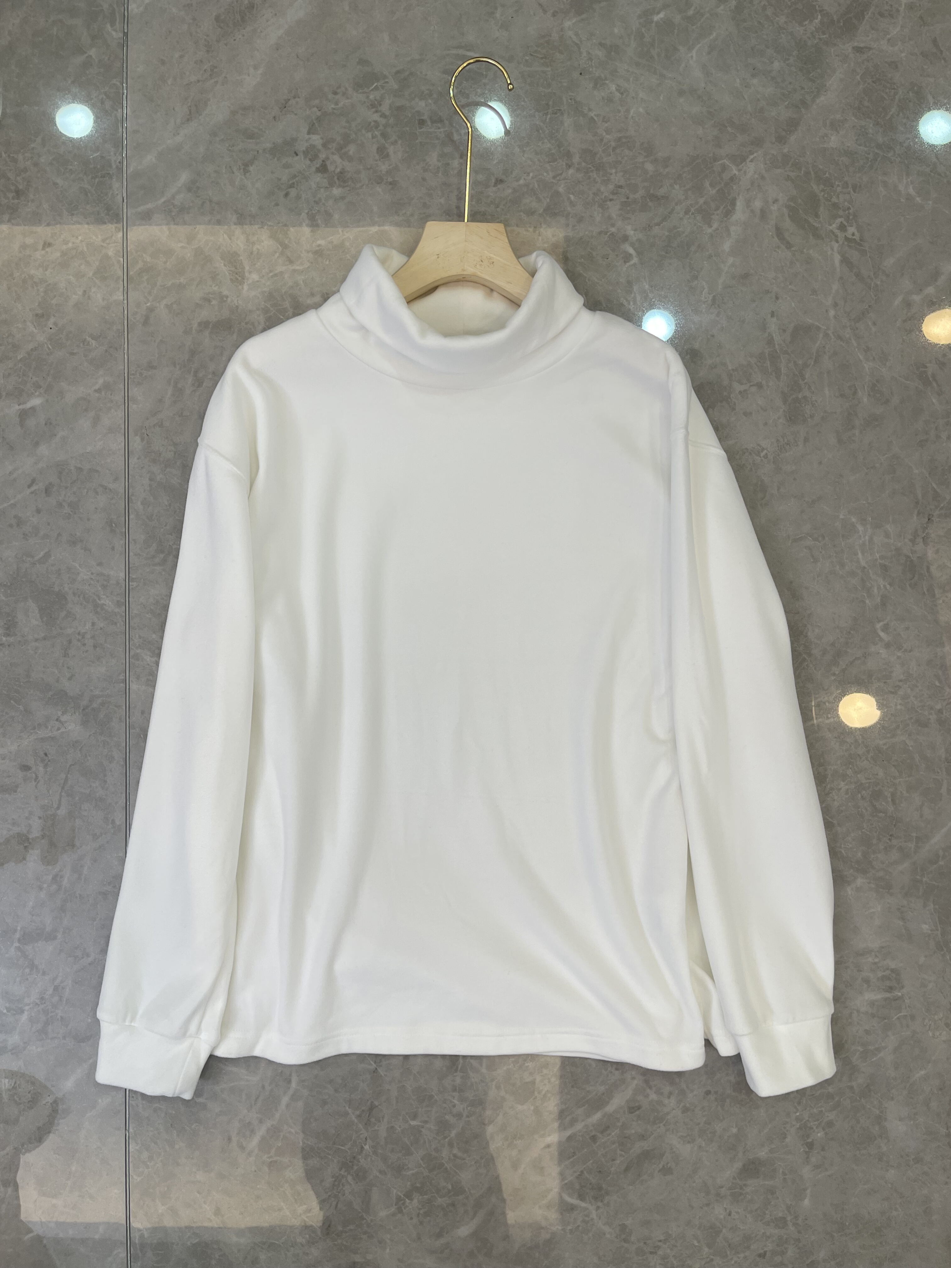 日单小众品牌男装休闲保暖内衣男高领白色防寒内衣内搭保暖长袖T