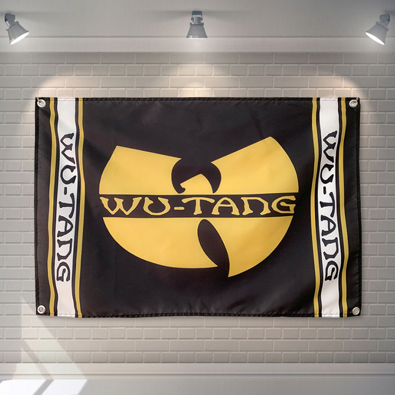嘻哈潮流饶舌说唱武当派美式酒吧工作室宿舍房间墙面装饰挂旗挂布