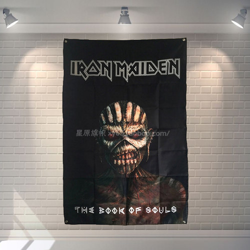 ironmaiden铁娘子乐队摇滚挂旗