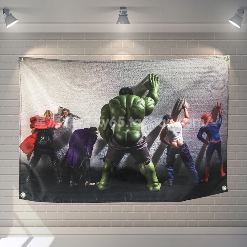 Man Wai hero film Banners Valance bar club studio Restaurant dormitory Wall decoration Decorative hanging curtain partitionin the Home accessories , Mural  category - from Buy2taobao.com to provide professional Taobao agent buy service