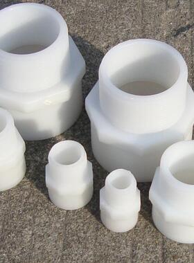 pp外丝接头 DN15/20/25/32/40/50/65 PP塑料单头外丝 聚丙烯外丝