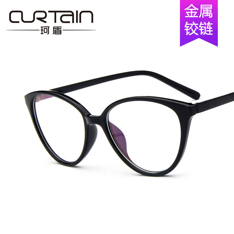 法国chrry koop大框复古猫眼眼镜框 时尚框架镜 可配近视学院风