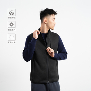 针织马甲SJ加绒秋冬保暖立领立体剪裁休闲 | 都叫我老盖