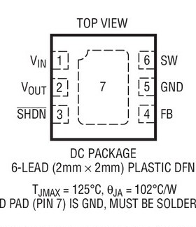 原装  LTC3459EDC LTC3459 DFN-6现货