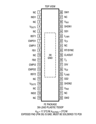原装  LT3692AEFE LT3692AIFE LT3692AHFE LT3692A TSSOP现货