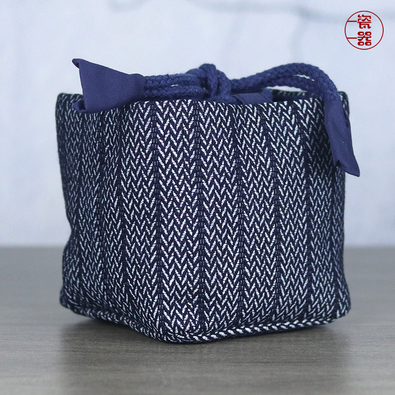 中式茶具收纳包小号单杯布袋外出茶事包单壶防震一壶四杯旅行便携