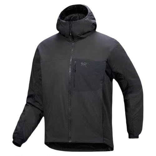 国现Arcteryx始祖鸟LEAFATOMHOODYLTGEN2.1轻量防风连帽棉服男