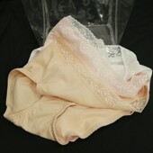 全棉中高腰无痕包臀 有大码 包邮 韩国出口女纯棉薄棉肤色三角内裤