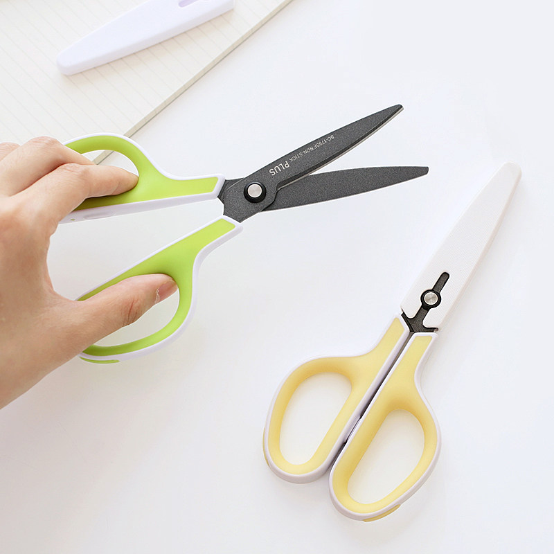 日本plus普乐士SC-175SF防粘胶士剪刀 防粘家居剪刀涂氟涂层剪纸,文具电教/文化用品/商务用品,剪刀,淘宝优惠券,粉丝福利购,淘宝优惠卷