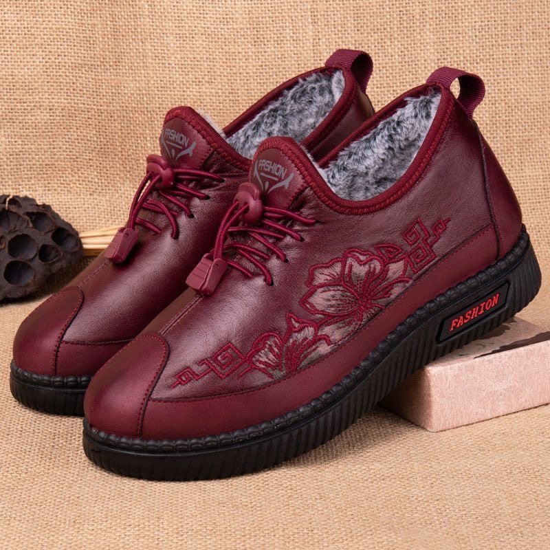 冬季老北京布鞋女中老年妈妈棉鞋加绒加厚兔毛保暖防滑耐磨老年人,女鞋,棉鞋,淘宝优惠券,粉丝福利购,淘宝优惠卷