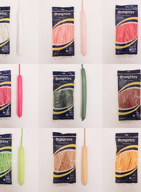 O牌260长条魔术气球 街卖卡通造型编织 白色黑色石榴红 100个/包