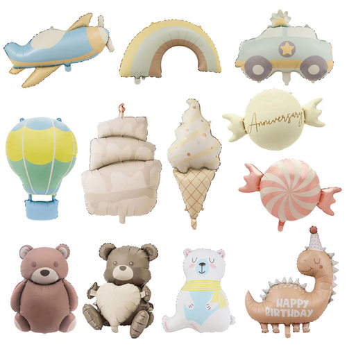 哑光系列糖果冰淇淋蛋糕铝膜气球