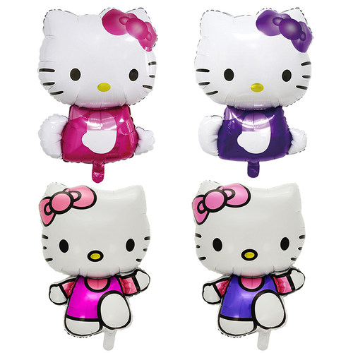 KT猫凯蒂猫生日铝膜气球
