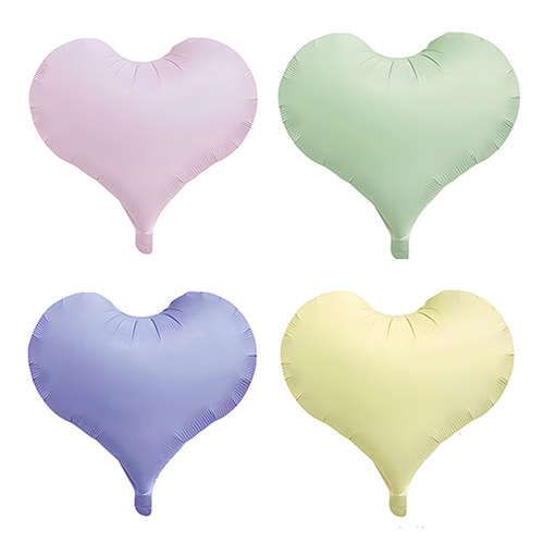20寸哑光爱心铝膜气球
