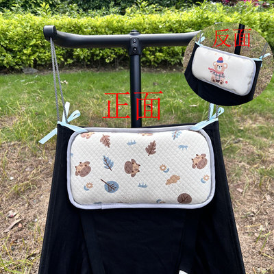 遛娃车长款头枕通用口袋车T18 T28四季头枕配件婴儿推车枕头防撞