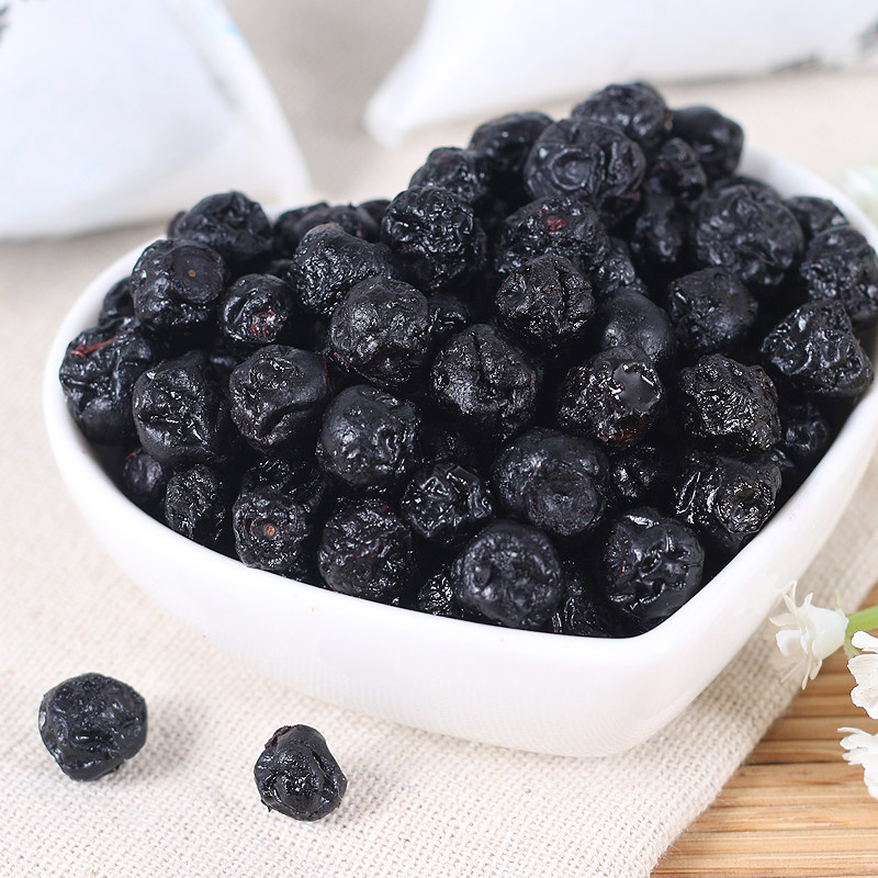 大粒蓝莓干大兴安岭特产野生蓝莓果干500g原味蓝梅干包邮