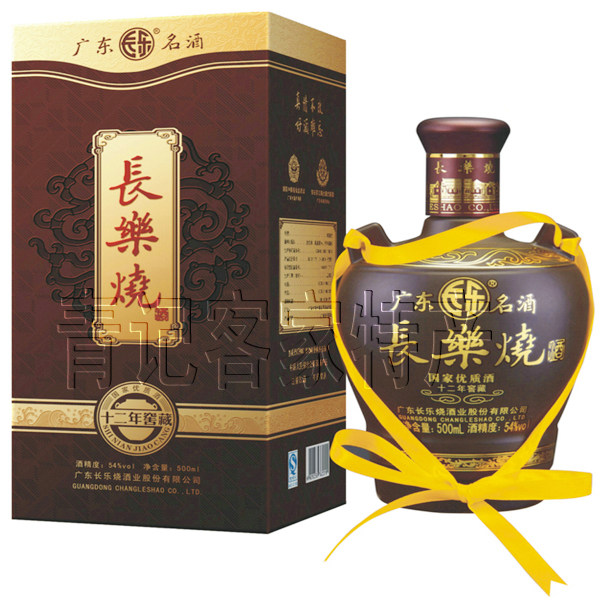 客家特产 五华长乐烧酒 十二年窖藏 54度500ml 礼盒装 米香型酒
