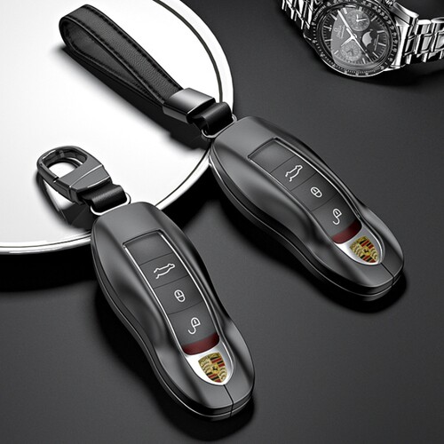 适用于保时捷卡宴Cayenne钥匙套911帕拉梅拉718全包钥匙壳保护套