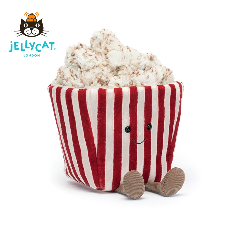 英国Jellycat趣味爆米花毛绒玩具安抚玩偶柔软公仔娃娃送生日礼物